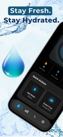 Drink Water Reminder - ReWater iPhone screenshot