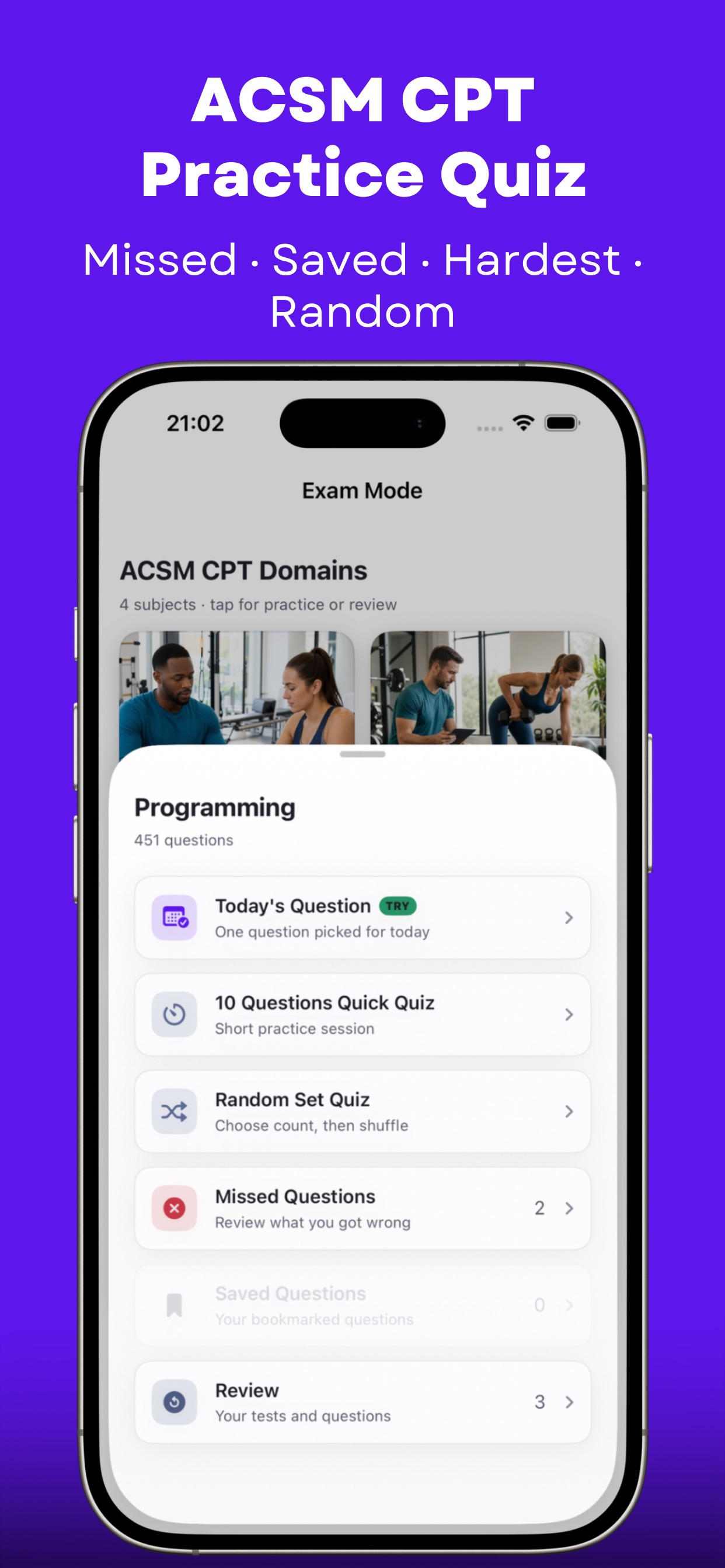 Screenshot 8 of ACSM CPT Practice Test 2026
