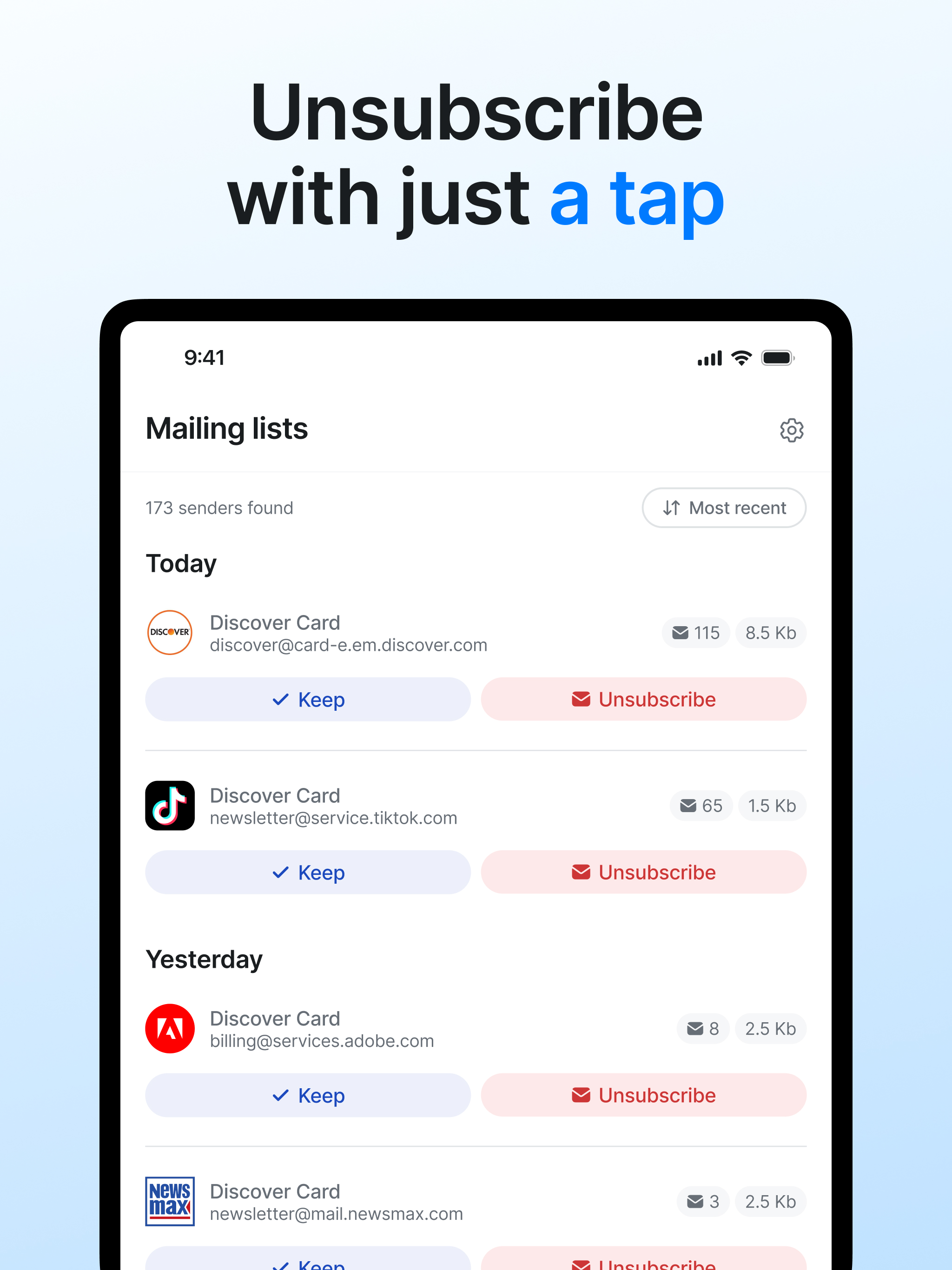 Email Cleaner: Inbox Zapper screenshot 11