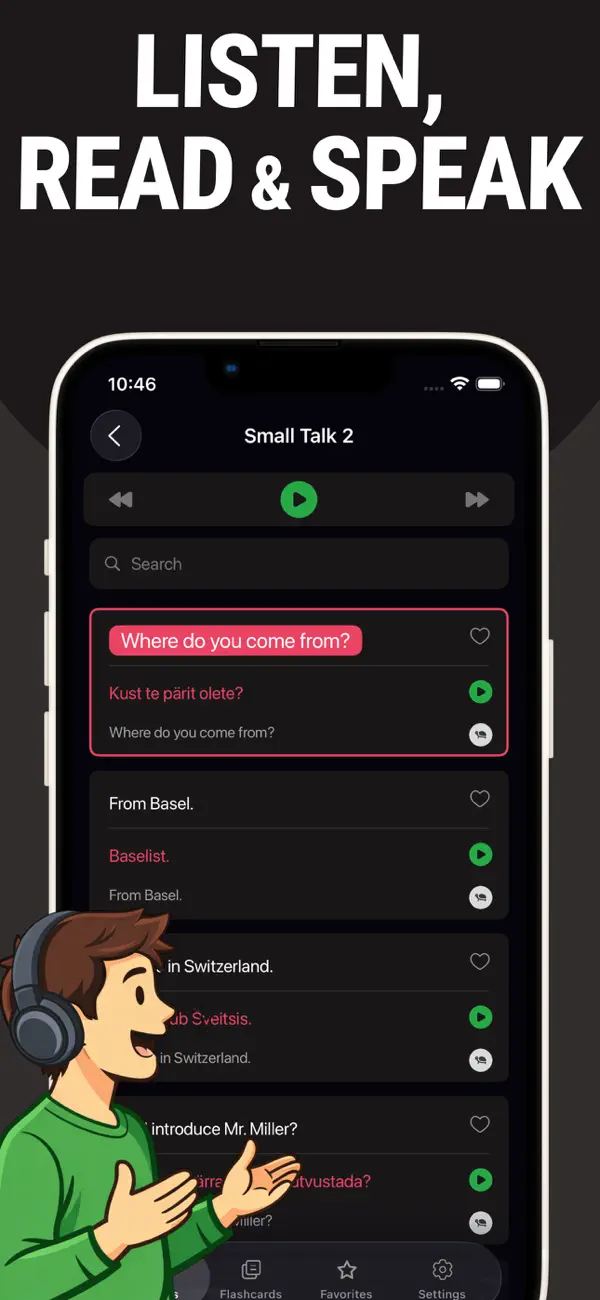 Screenshot #3 pour Learn Estonian - Lentil
