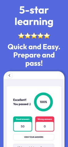 Thai Driving Test in English iPhone screenshot