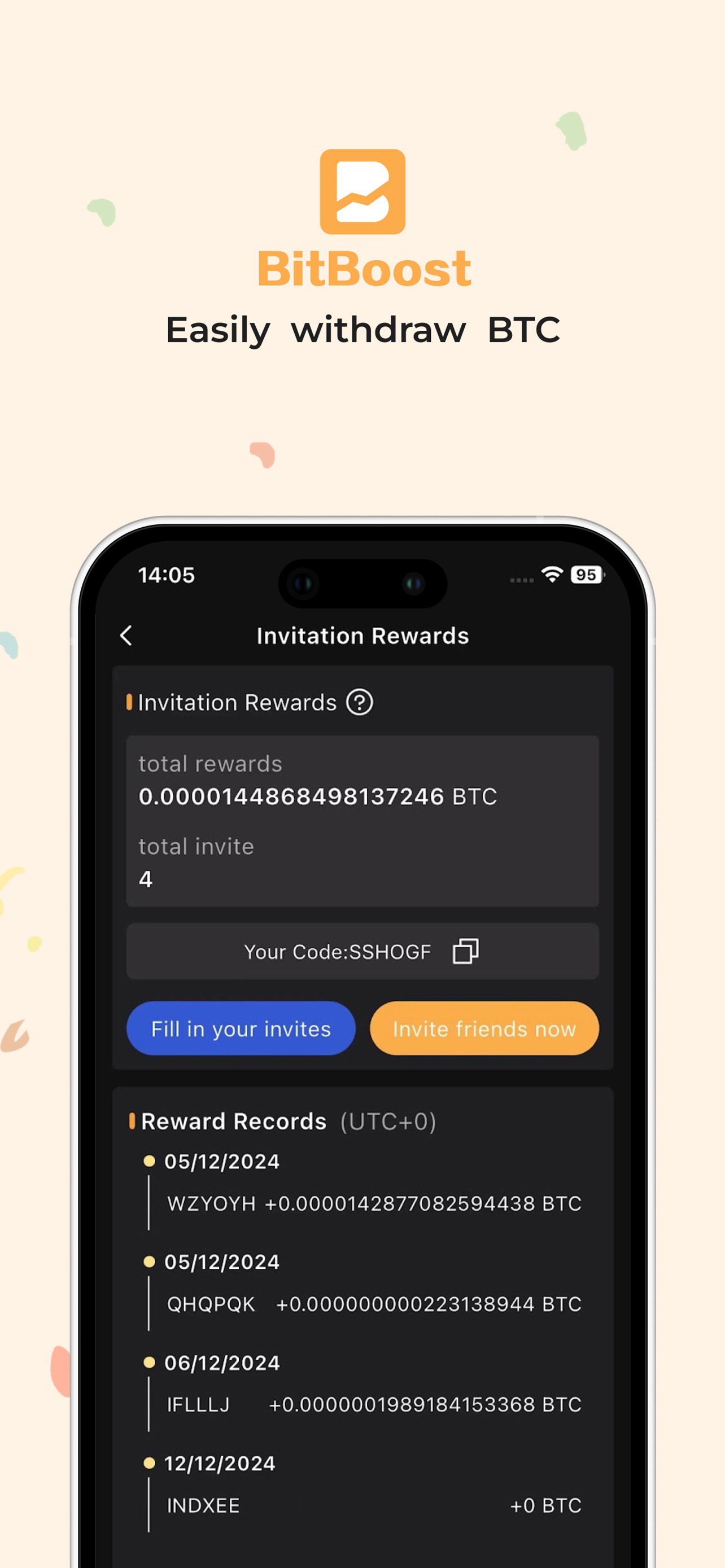 BitBoost - Earn Bitcoin Daily screenshot 3