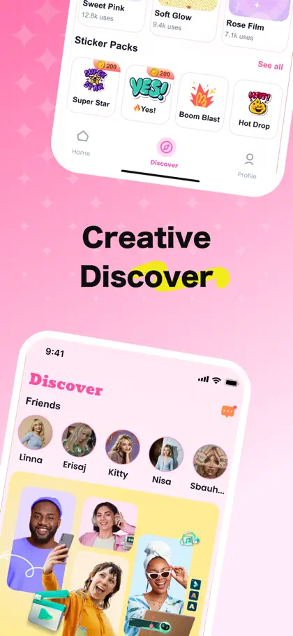 Screenshot 4 di 4 di Whooli - Share，Chat & Connect