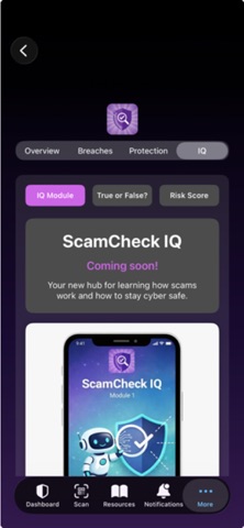 ScamCheck Pro iPhone screenshot