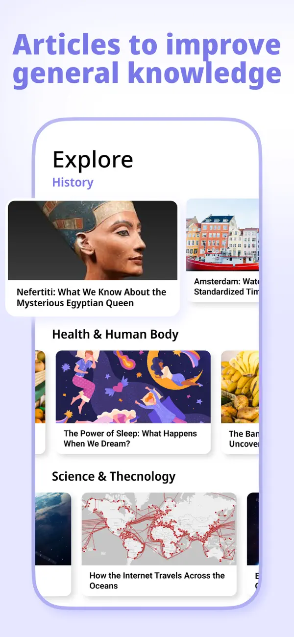 Screenshot #2 pour Nerdish: Learn Something New