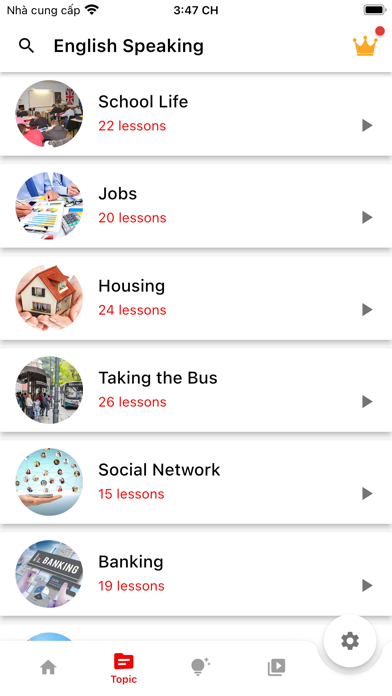 English Speaking: SpeakFluent Screenshot