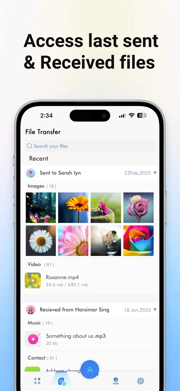 Screenshot #3 pour File transfer & Data Sharing