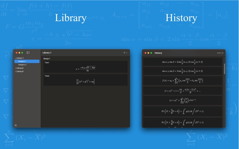 xFormula - Equation Editor Screenshot