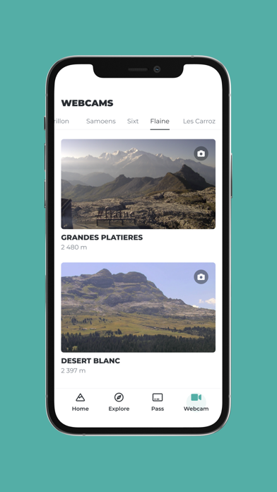 L'appli Grand Massif Screenshot