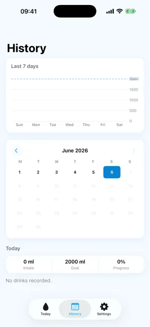 Aqua: Water Tracker & Reminder screenshot 2