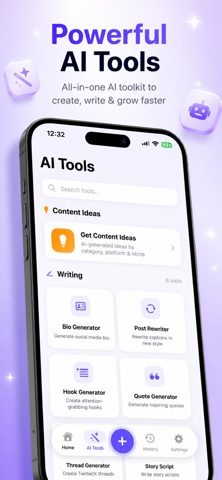 Content Creator: Craftly AI iPhone screenshot