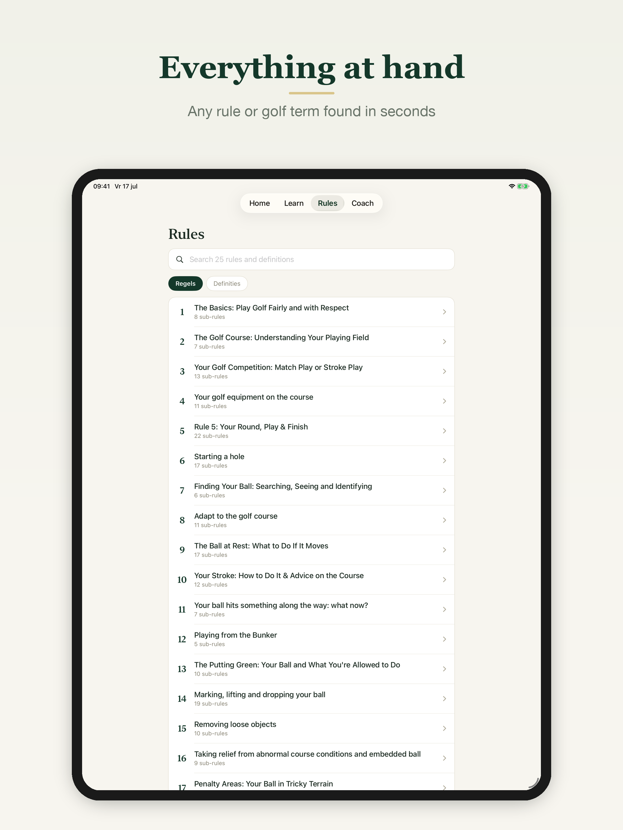 Golf Rules: Learn & AI Coach screenshot 13