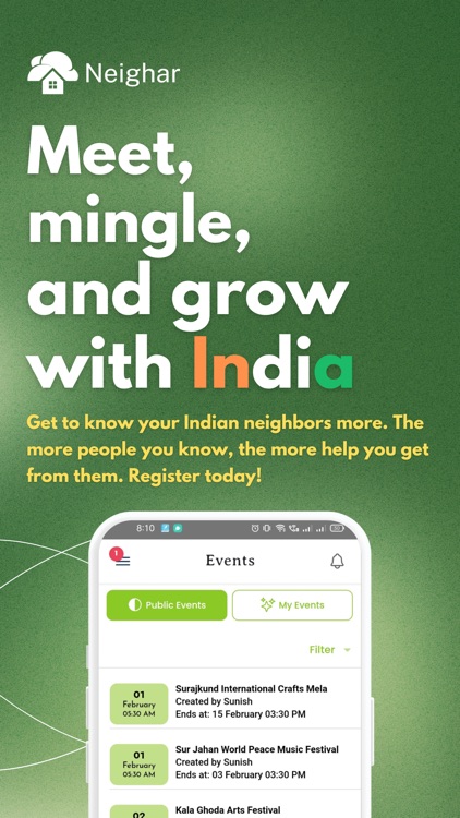 Neighar India Neighborhood App