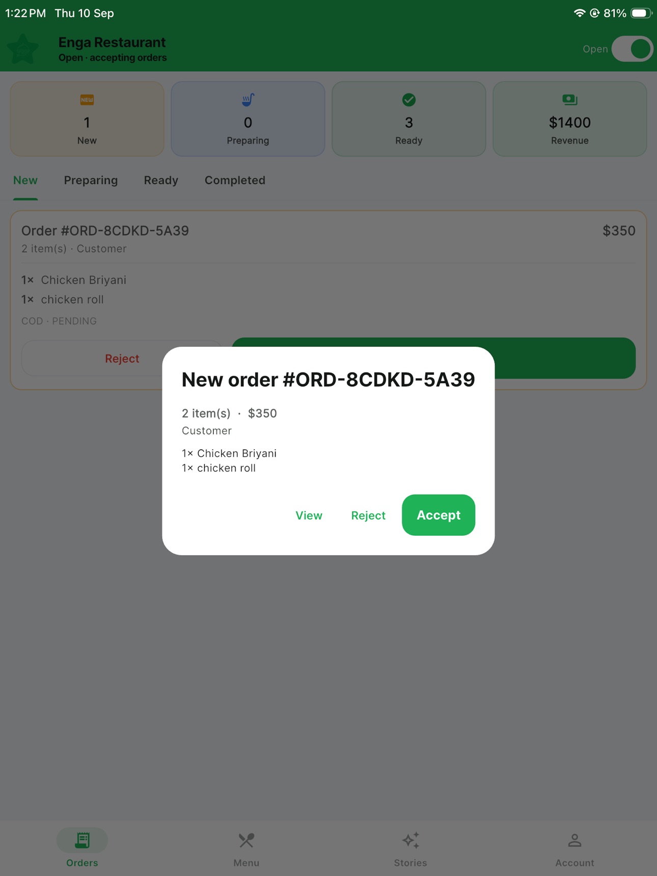 Screenshot 8 of FoodStar Partner