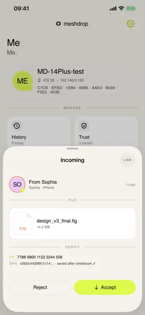 MeshDrop screenshot 3