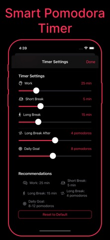 FocusLand: Pomodoro Timer Screenshot 2 of 7