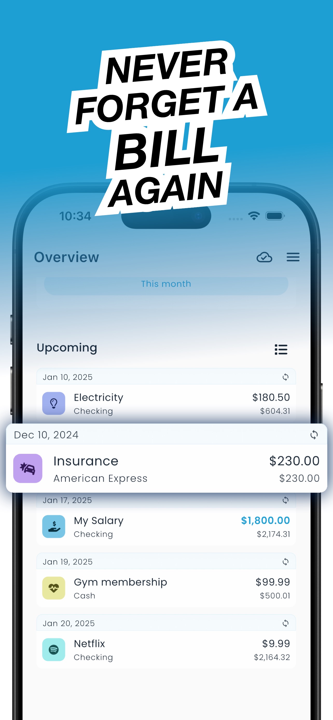 NEKO: Budget & Bill Planner screenshot 2