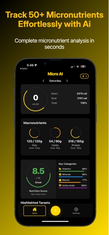 Micro Ai - Micronutrient Log screenshot