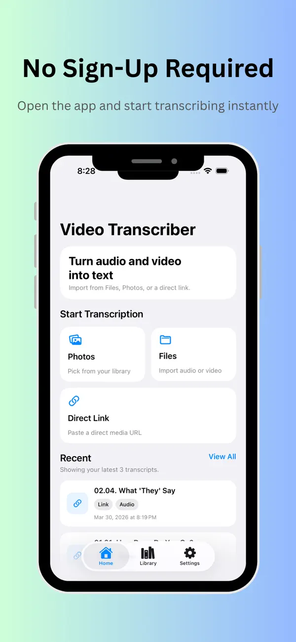 Screenshot #3 pour Video Transcriber - Captions