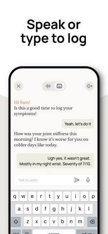 Jetty - AI Symptom Tracker Screenshot 3 of 5