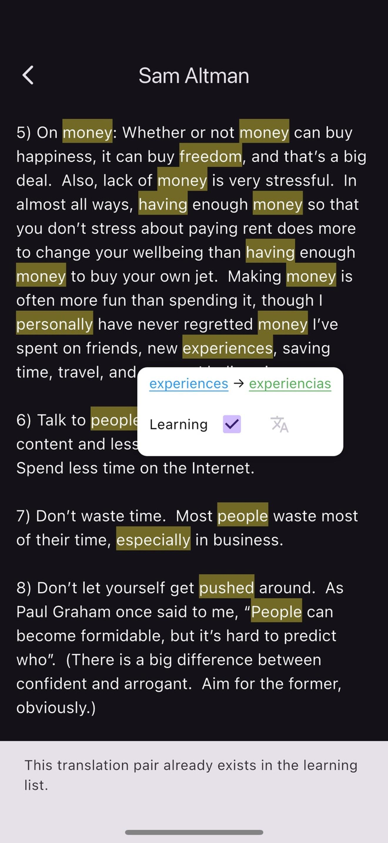 TransLearn - Language Learning screenshot 7