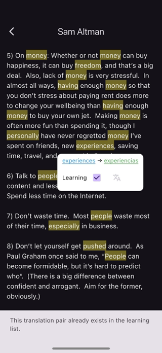 TransLearn - Language Learning Screenshot 7 of 10
