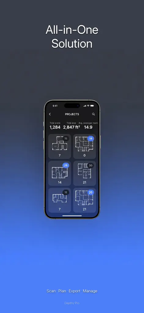 Depthy Pro — Room Scanner - Utilities App | MWM