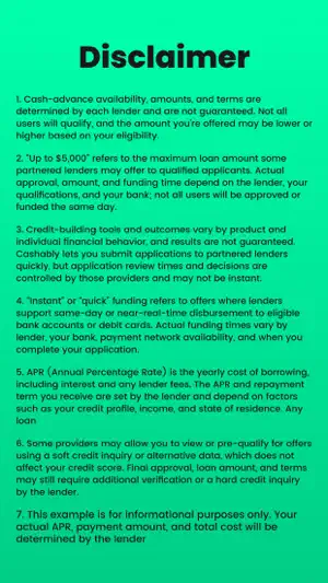 Cashably: Cash Advance, Credit screenshot 5