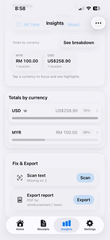 Receipt Vault Secure Screenshot 5 of 10