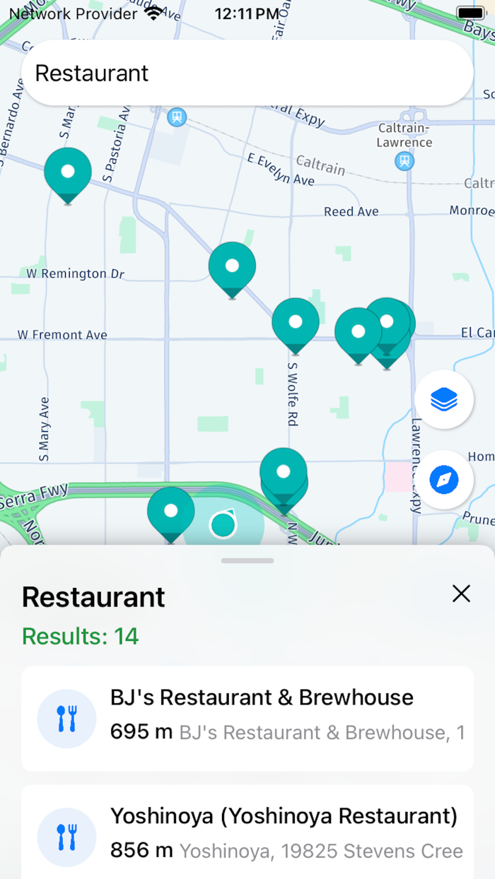 GPS Navigation Map Direction
