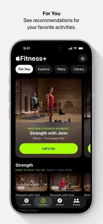 Apple Fitnessのスクリーンショット（4/5）
