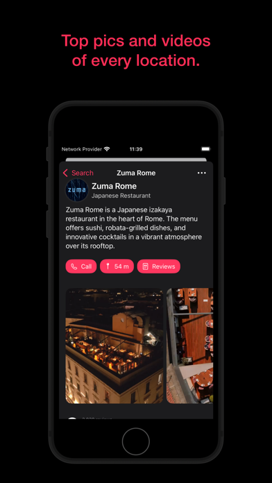 Swipe: explore cities Screenshot