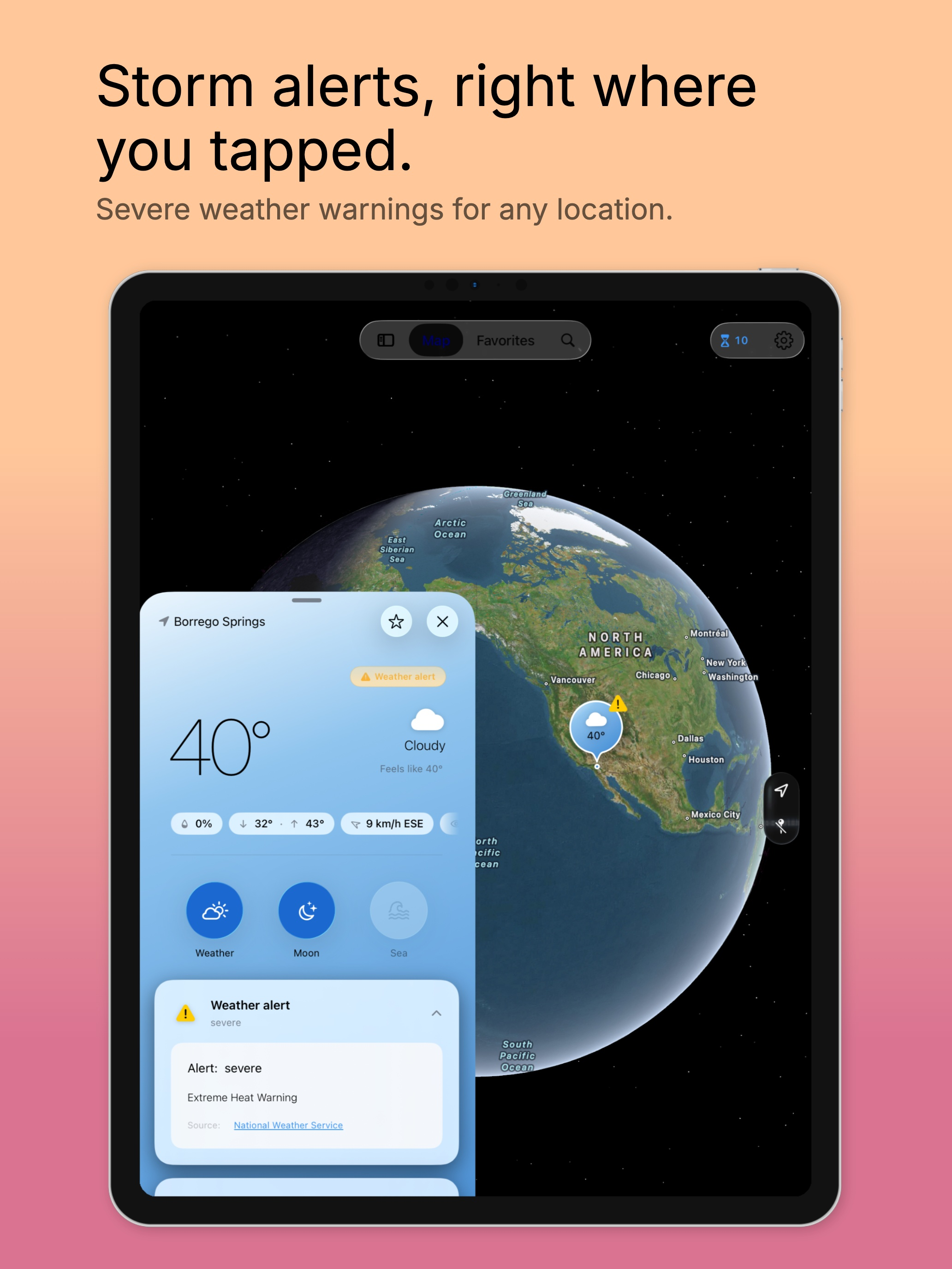 Tap Weather: Tides, Moon, Surf screenshot 16