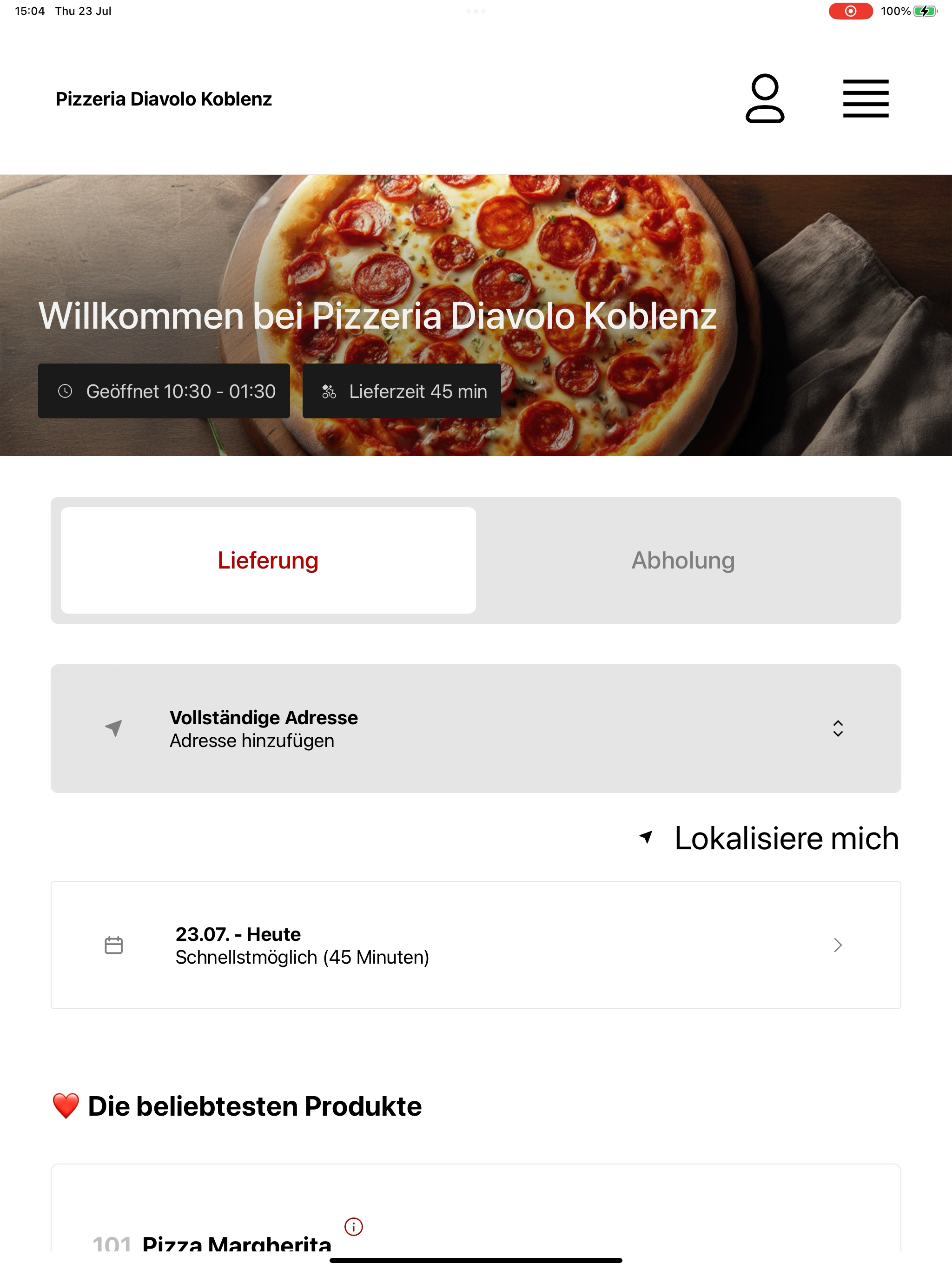 Pizzeria Diavolo Koblenz screenshot 13