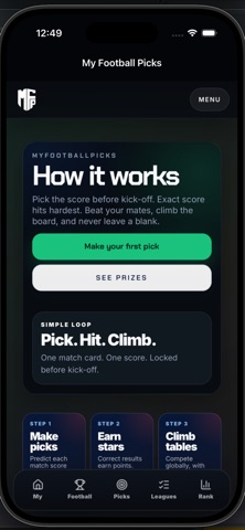 My Football Picks screenshot