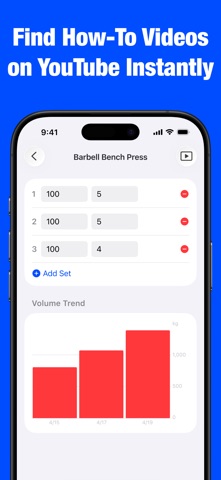 Biggr: Workout log Screenshot 5 of 7
