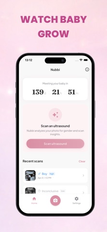 Baby Gender Scanner: Nubbi iPhone screenshot