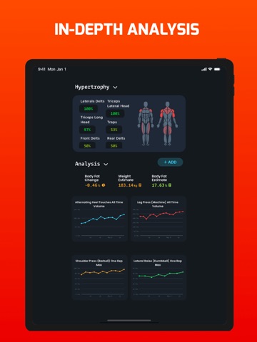 Yoke AI Workouts & Gym Tracker iPad screenshot