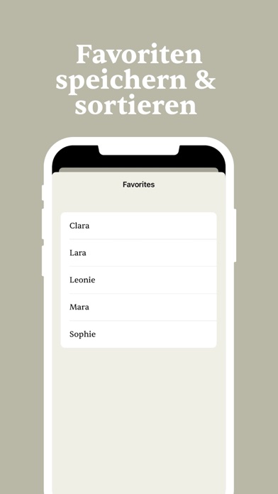 Milo: Baby Namen finden Screenshot