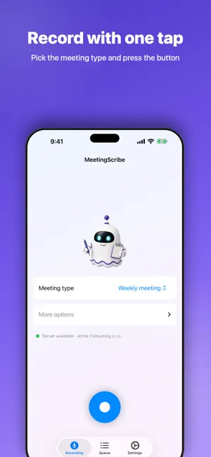 MeetingScribe Automator screenshot 2