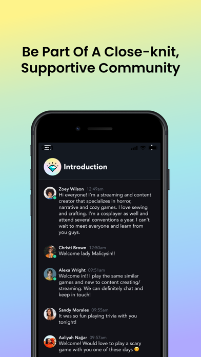 GMHRS - Game & Connect iPhone screenshot 1 - Social Networking app
