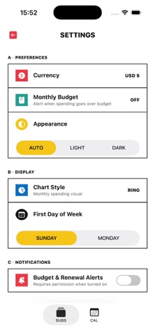 Recurring - Spend Control Pro Screenshot 3 of 3