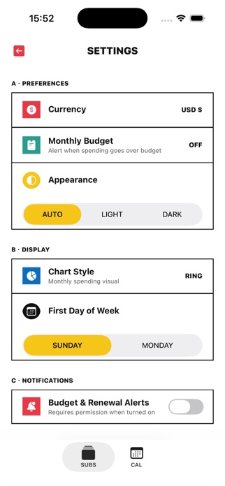 Recurring - Spend Control Pro Screenshot 3 of 3