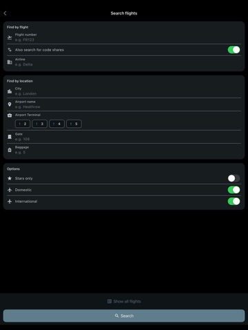 Tokyo Narita Airport: Flights iPad screenshot
