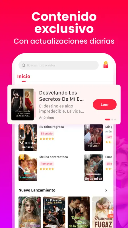 LeReader-Lee nuevas historias screenshot 2 of 6