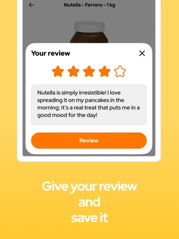 Food reviews & scan - Deliceat iPad screenshot