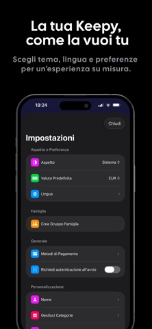 Keepy Traccia Risparmia Cresci screenshot