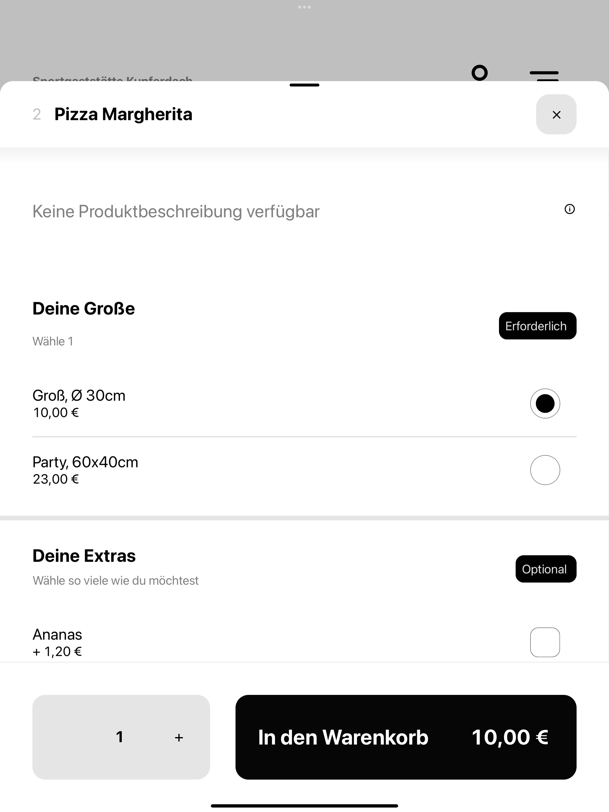 Sportgaststätte Kupferdach