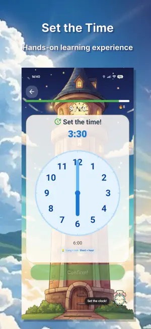 TimeTower - Learn to Tell Time screenshot 3