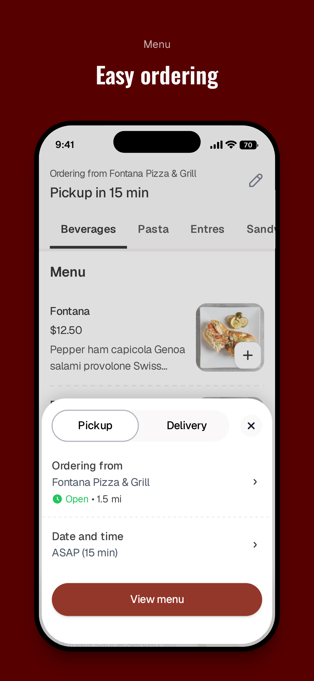 Fontana Pizza & Grill To Go screenshot 3